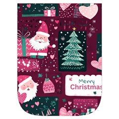 Christmas Santa Claus Waist Pouch (Large) from ArtsNow.com Front Pocket