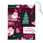 Christmas Santa Claus Drawstring Pouch (4XL)