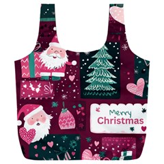 Christmas Santa Claus Full Print Recycle Bag (XXL) from ArtsNow.com Front