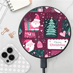 Christmas Santa Claus Wireless Fast Charger(Black)