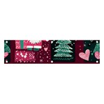 Christmas Santa Claus Banner and Sign 4  x 1 