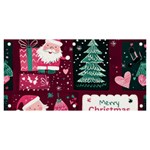 Christmas Santa Claus Banner and Sign 6  x 3 