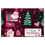 Christmas Santa Claus Banner and Sign 6  x 4 