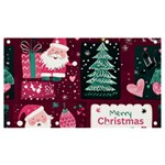 Christmas Santa Claus Banner and Sign 7  x 4 