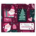 Christmas Santa Claus Premium Plush Fleece Blanket (Small)