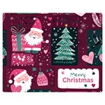 Christmas Santa Claus Premium Plush Fleece Blanket (Medium)