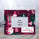 Christmas Santa Claus White Tabletop Photo Frame 4 x6 