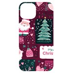 Christmas Santa Claus iPhone 14 Black UV Print Case