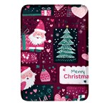 Christmas Santa Claus Rectangular Glass Fridge Magnet (4 pack)