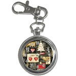 Christmas Reindeer Key Chain Watches