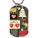 Christmas Reindeer Dog Tag (One Side)