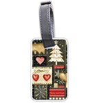 Christmas Reindeer Luggage Tag (one side)