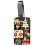 Christmas Reindeer Luggage Tag (two sides)