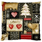 Christmas Reindeer Large Cushion Case (One Side)