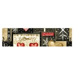 Christmas Reindeer Oblong Satin Scarf (16  x 60 )