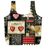 Christmas Reindeer Full Print Recycle Bag (XXXL)