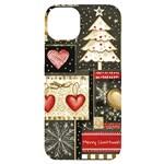 Christmas Reindeer iPhone 14 Plus Black UV Print Case