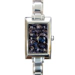 Rocky Lake Reflection  Rectangle Italian Charm Watch