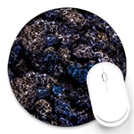 Rocky Lake Reflection  Round Mousepad