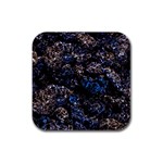 Rocky Lake Reflection  Rubber Square Coaster (4 pack)