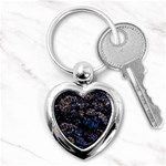 Rocky Lake Reflection  Key Chain (Heart)