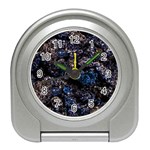 Rocky Lake Reflection  Travel Alarm Clock