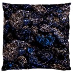 Rocky Lake Reflection  Large Premium Plush Fleece Cushion Case (One Side)