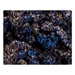 Rocky Lake Reflection  Premium Plush Fleece Blanket (Large)