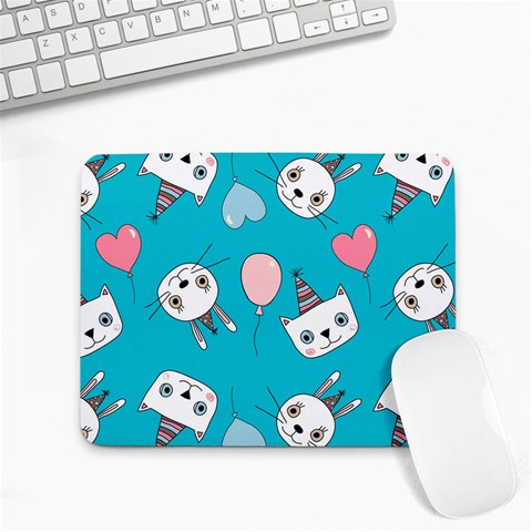 Birtay Cats Bunnies, Koteto Small Mousepad from ArtsNow.com Front