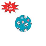 Birtay Cats Bunnies, Koteto 1  Mini Buttons (100 pack) 