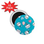 Birtay Cats Bunnies, Koteto 1.75  Magnets (10 pack) 