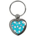 Birtay Cats Bunnies, Koteto Key Chain (Heart)