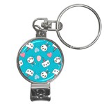 Birtay Cats Bunnies, Koteto Nail Clippers Key Chain