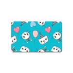 Birtay Cats Bunnies, Koteto Magnet (Name Card)