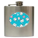 Birtay Cats Bunnies, Koteto Hip Flask (6 oz)