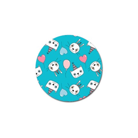 Birtay Cats Bunnies, Koteto Golf Ball Marker (4 pack) from ArtsNow.com Front