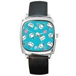 Birtay Cats Bunnies, Koteto Square Metal Watch