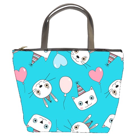 Birtay Cats Bunnies, Koteto Bucket Bag from ArtsNow.com Front