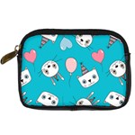 Birtay Cats Bunnies, Koteto Digital Camera Leather Case