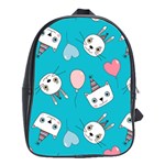 Birtay Cats Bunnies, Koteto School Bag (Large)