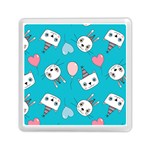 Birtay Cats Bunnies, Koteto Memory Card Reader (Square)