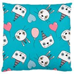 Birtay Cats Bunnies, Koteto Large Cushion Case (One Side)