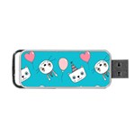 Birtay Cats Bunnies, Koteto Portable USB Flash (Two Sides)