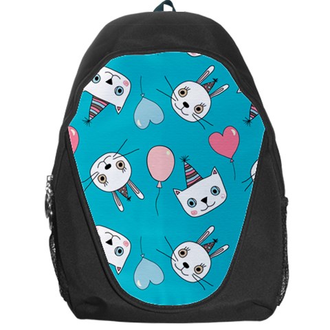 Birtay Cats Bunnies, Koteto Backpack Bag from ArtsNow.com Front