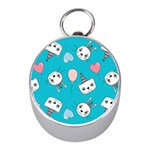 Birtay Cats Bunnies, Koteto Mini Silver Compasses