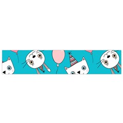 Birtay Cats Bunnies, Koteto Small Premium Plush Fleece Scarf from ArtsNow.com Front