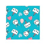 Birtay Cats Bunnies, Koteto Square Satin Scarf (30  x 30 )