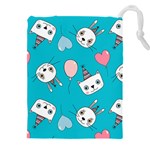 Birtay Cats Bunnies, Koteto Drawstring Pouch (4XL)