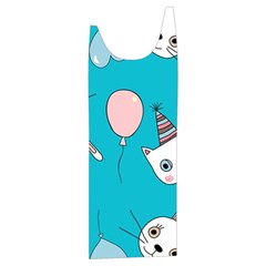 Birtay Cats Bunnies, Koteto Kids  Stylish Hooded Puffer Vest from ArtsNow.com Front Right Side