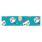 Birtay Cats Bunnies, Koteto Banner and Sign 4  x 1 